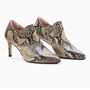 Inez heels : Marisol 70 in Natural Snake Emboss